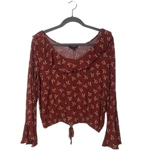 American Eagle Outfitters Womens Small Long Sleeve Blouse